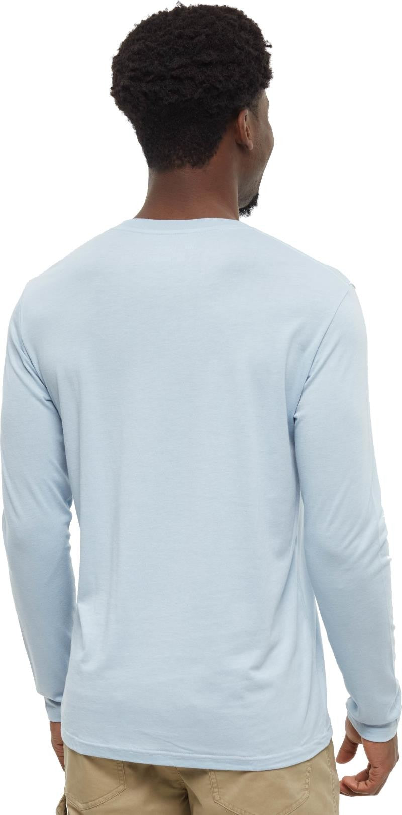 Baker LS - Mens - blue haze heather 1