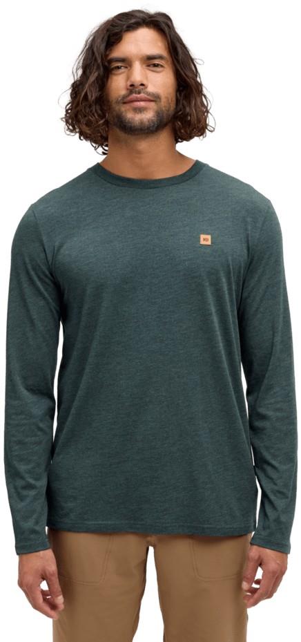 Baker LS - Mens - dark forest green heather 1