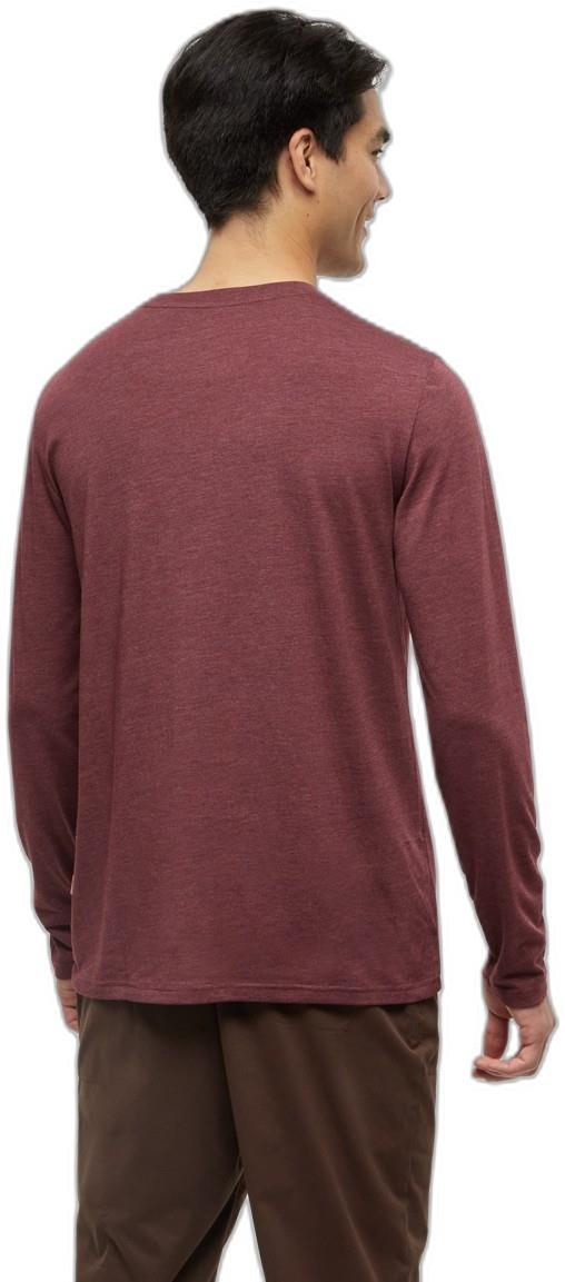 Baker LS - Mens - deep burgundy heather 1
