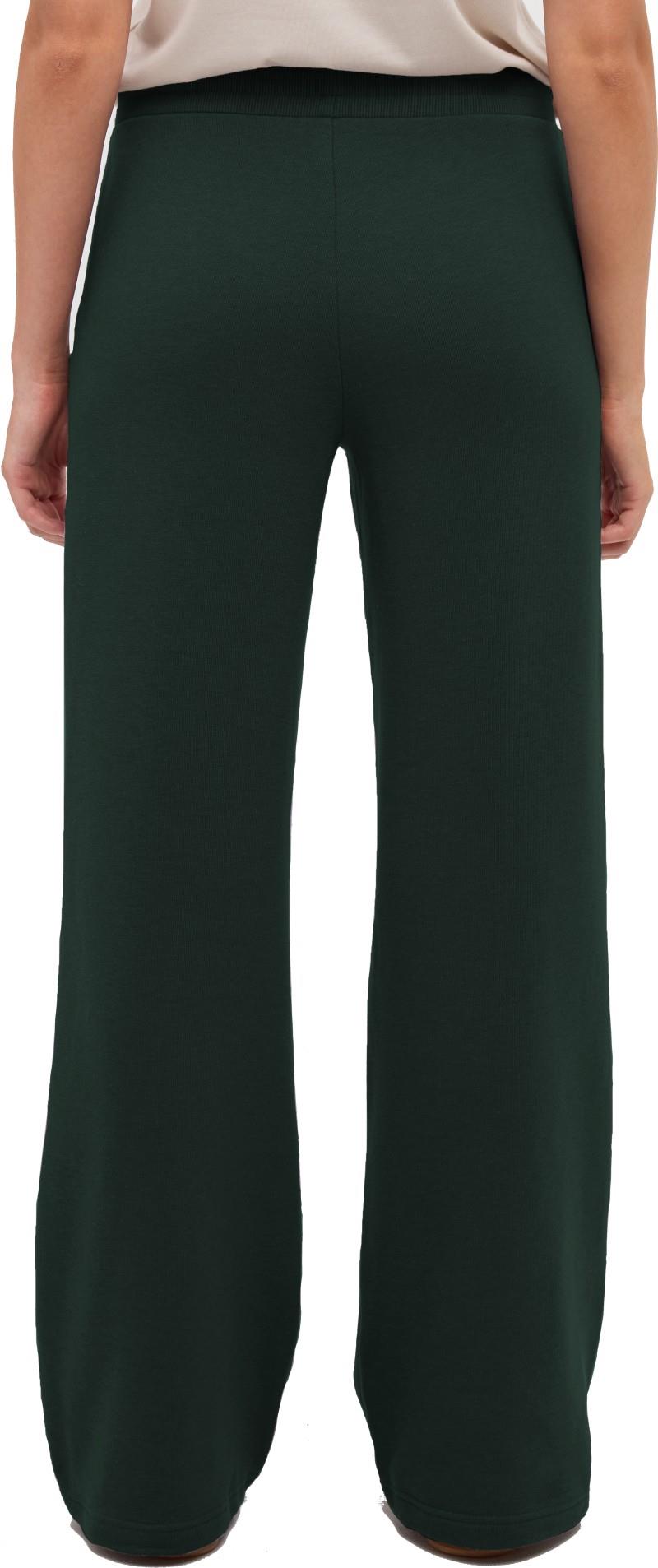 Bamone Wide Leg Sweatpants - Womens - dark forest green 1