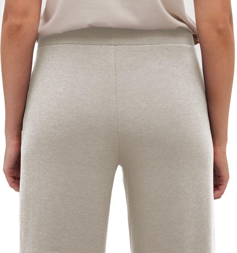 Bamone Wide Leg Sweatpants - Womens - pale oak heather v2 1