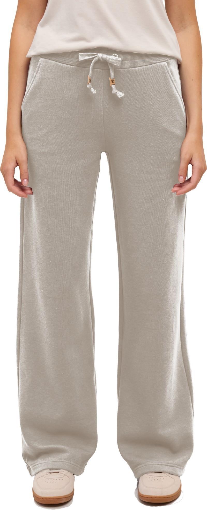 Bamone Wide Leg Sweatpants - Womens - pale oak heather v2 1