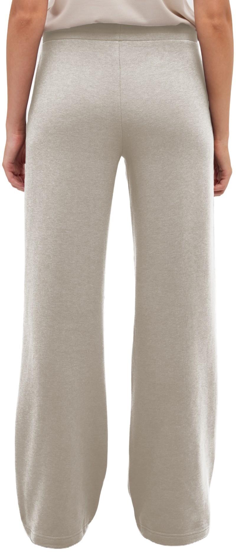Bamone Wide Leg Sweatpants - Womens - pale oak heather v2 1