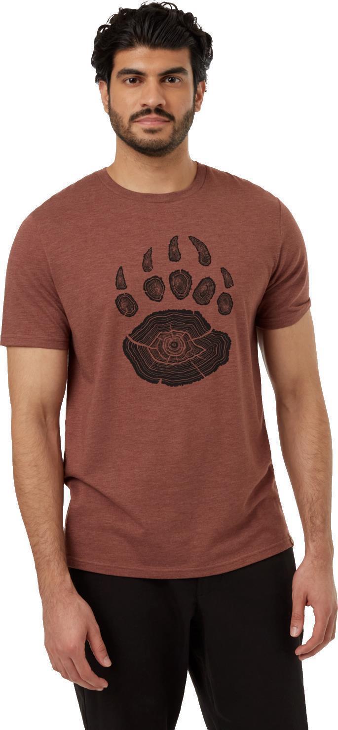 Bear Claw T-Shirt - Mens - Mesa Red Heather / Meteorite Black 1