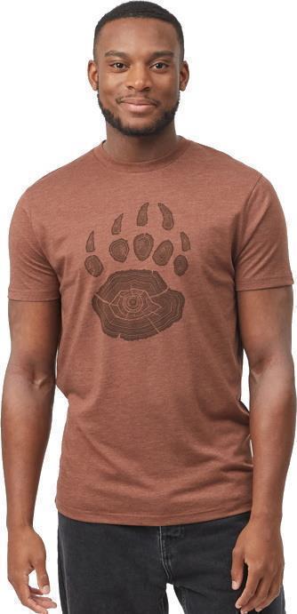 Bear Claw T-Shirt - Mens - Sepia Heather 1