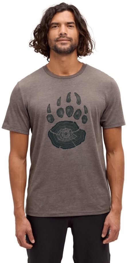 Bear Claw T-Shirt - Mens - ashwood heather / dark forest green 1