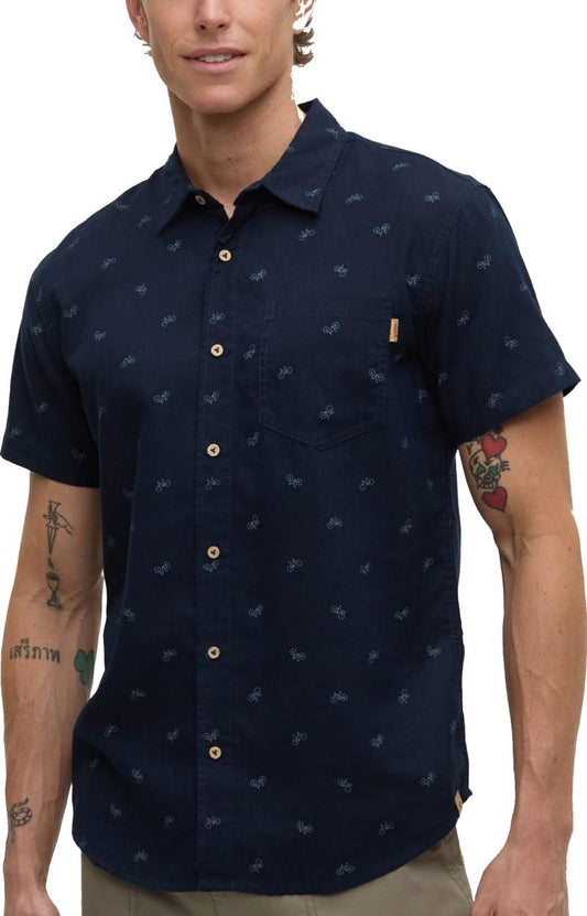 Bike Around Mancos Shirt - Mens - midnight blue / bike around 1