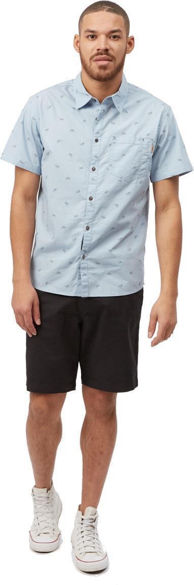 Bike Around SS Shirt - Mens - Blue Fog Bike Around 3