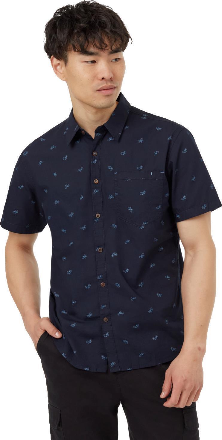 Bike Around SS Shirt - Mens - Midnight Blue / Canyon Blue 1