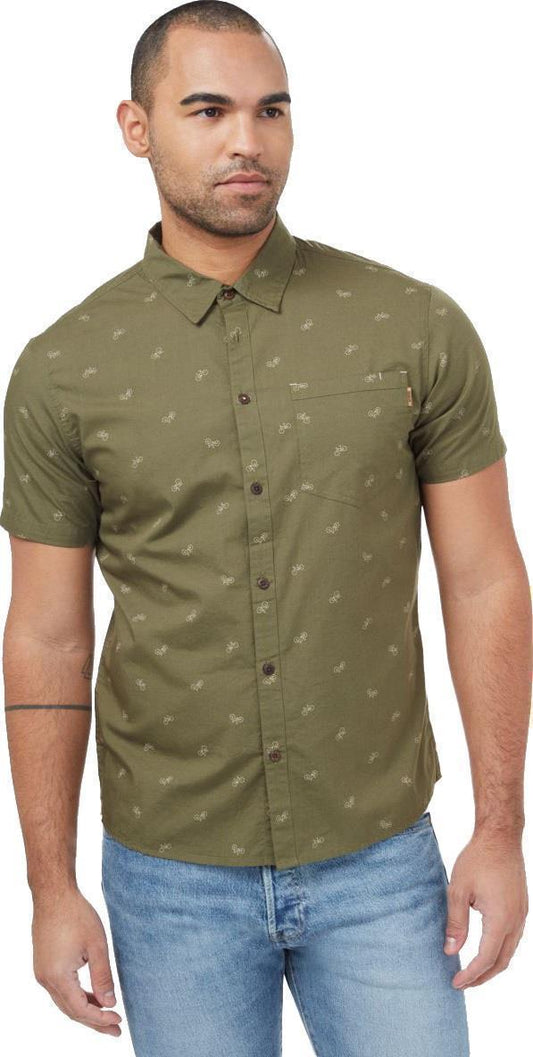 Bike Around SS Shirt - Mens - Olive Night Green Bike Around 1