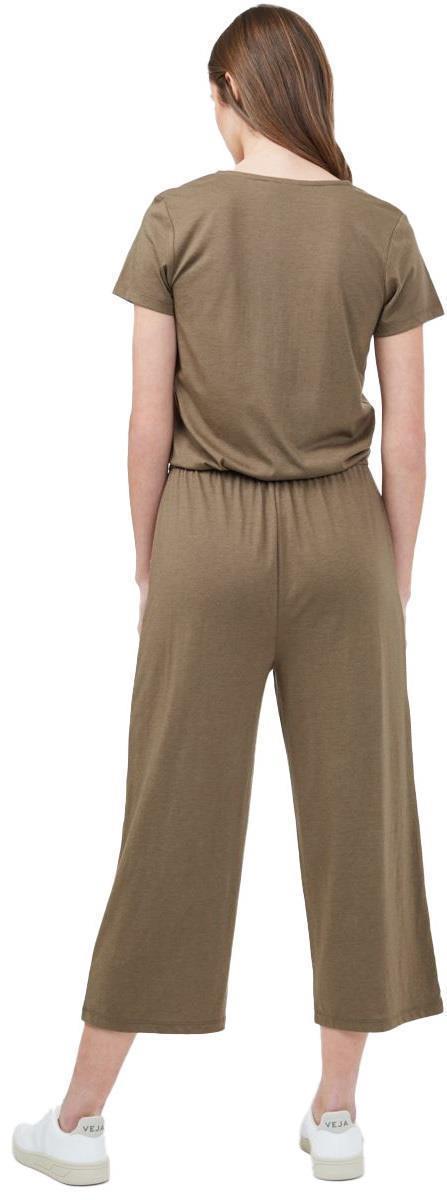 Blakely SS Knit Jumpsuit - Womens - olive night green 1