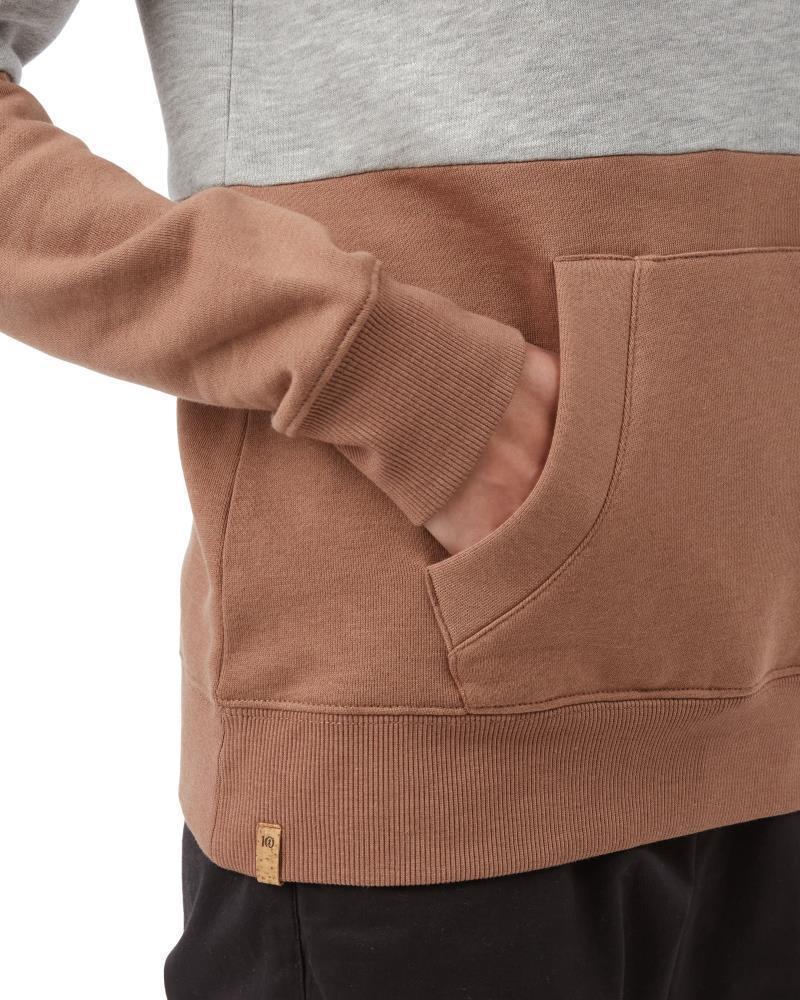 Blocked Banshee Hoodie - Womens - elm white heather / hi rise grey heather / mushroo 1