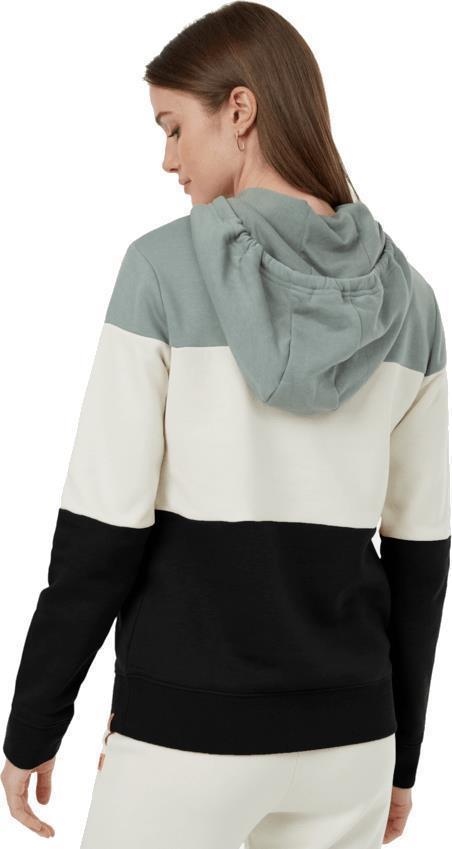 Blocked Banshee Hoodie - Womens - eucalyptus / undyed / meteorite black 1