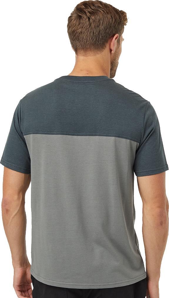 Blocked Pocket T-shirt - Mens - Forest River Green / Mineral 2