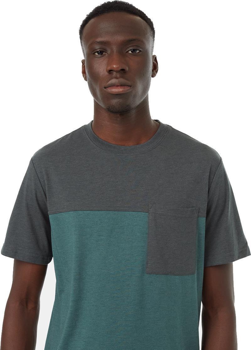 Blocked Pocket T-shirt - Mens - Urban Green / Silver Pine / Urban Green 4