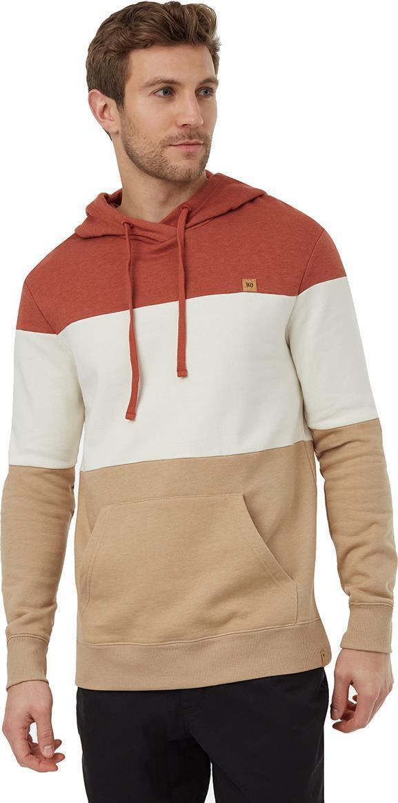 Blocked Reynard Hoodie - Mens - Baked Clay / Undyed / Barley 1