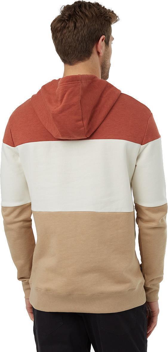 Blocked Reynard Hoodie - Mens - Baked Clay / Undyed / Barley 2