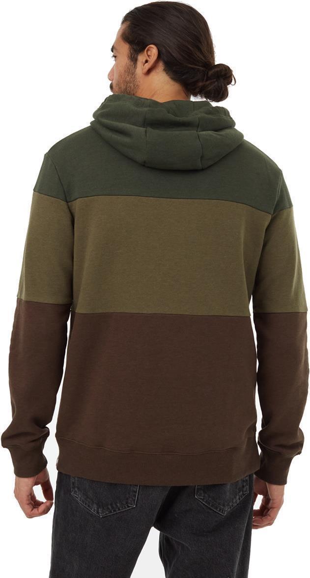 Blocked Reynard Hoodie - Mens - Dark Kombu Green / Olive Night Green / Slate Brown 2