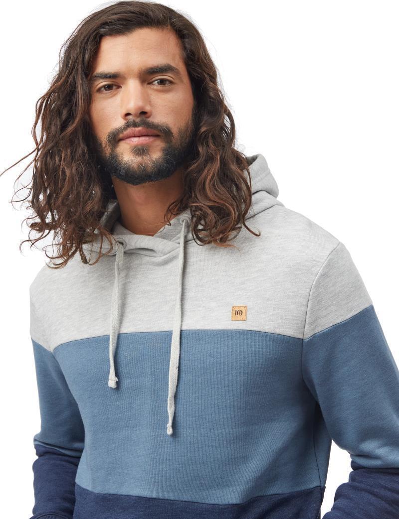 Blocked Reynard Hoodie - Mens - Hi Rise Grey Heather / Vintage Blue / Dress Blue 1