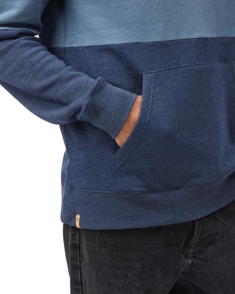 Blocked Reynard Hoodie - Mens - Hi Rise Grey Heather / Vintage Blue / Dress Blue 3
