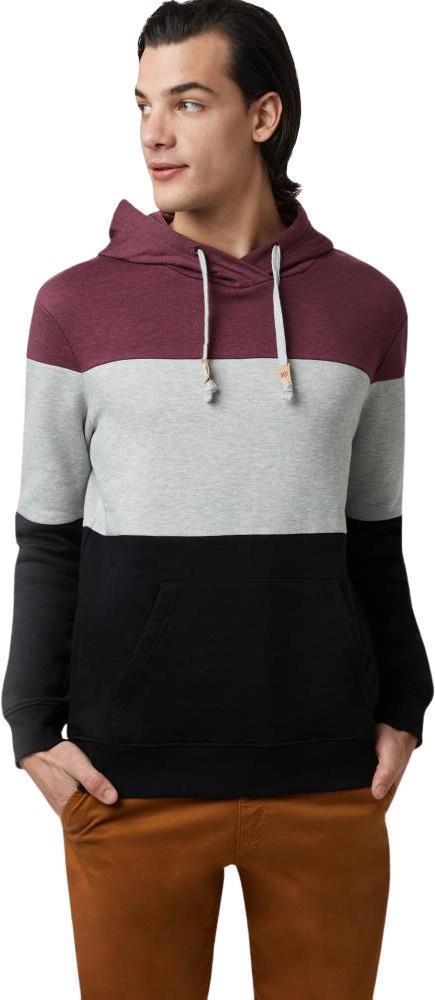 Blocked Reynard Hoodie - Mens - Merlot / Hi Rise / Black 1