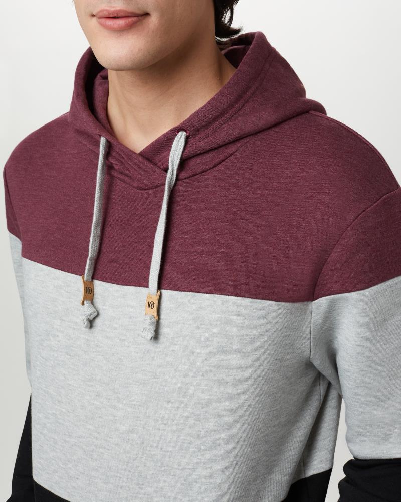Blocked Reynard Hoodie - Mens - Merlot / Hi Rise / Black 2