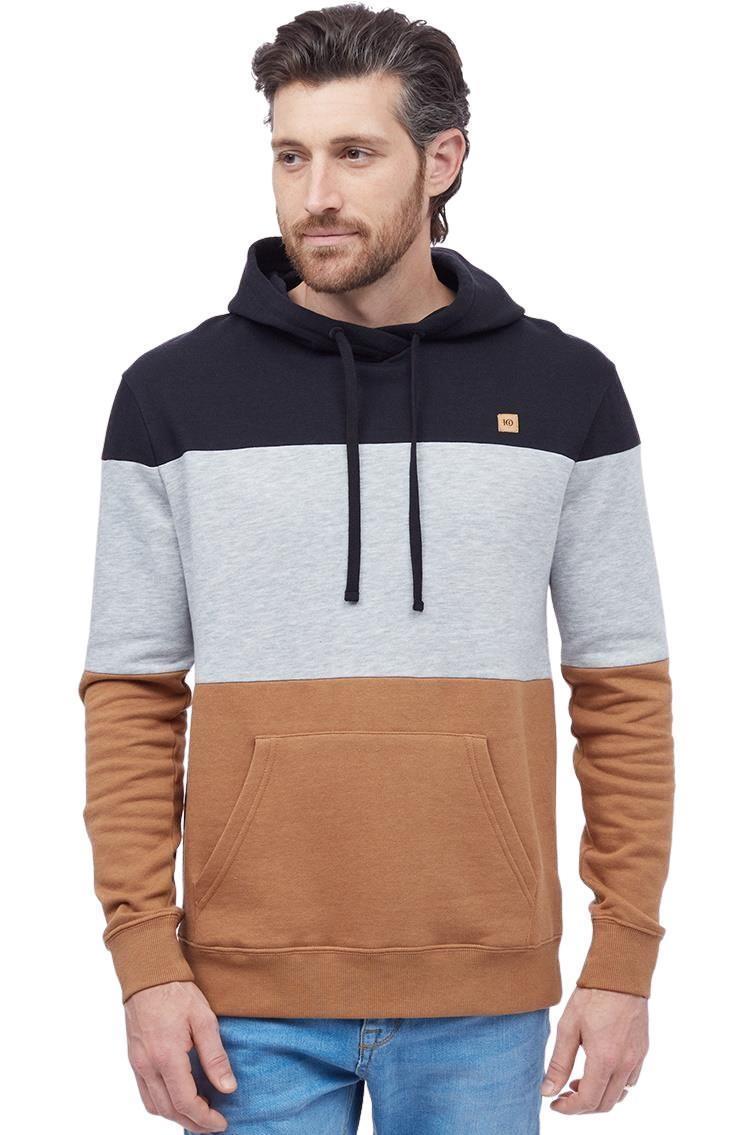 Blocked Reynard Hoodie - Mens - Meteorite Black / Hi Rise Grey Heather / Foxtrot B 1