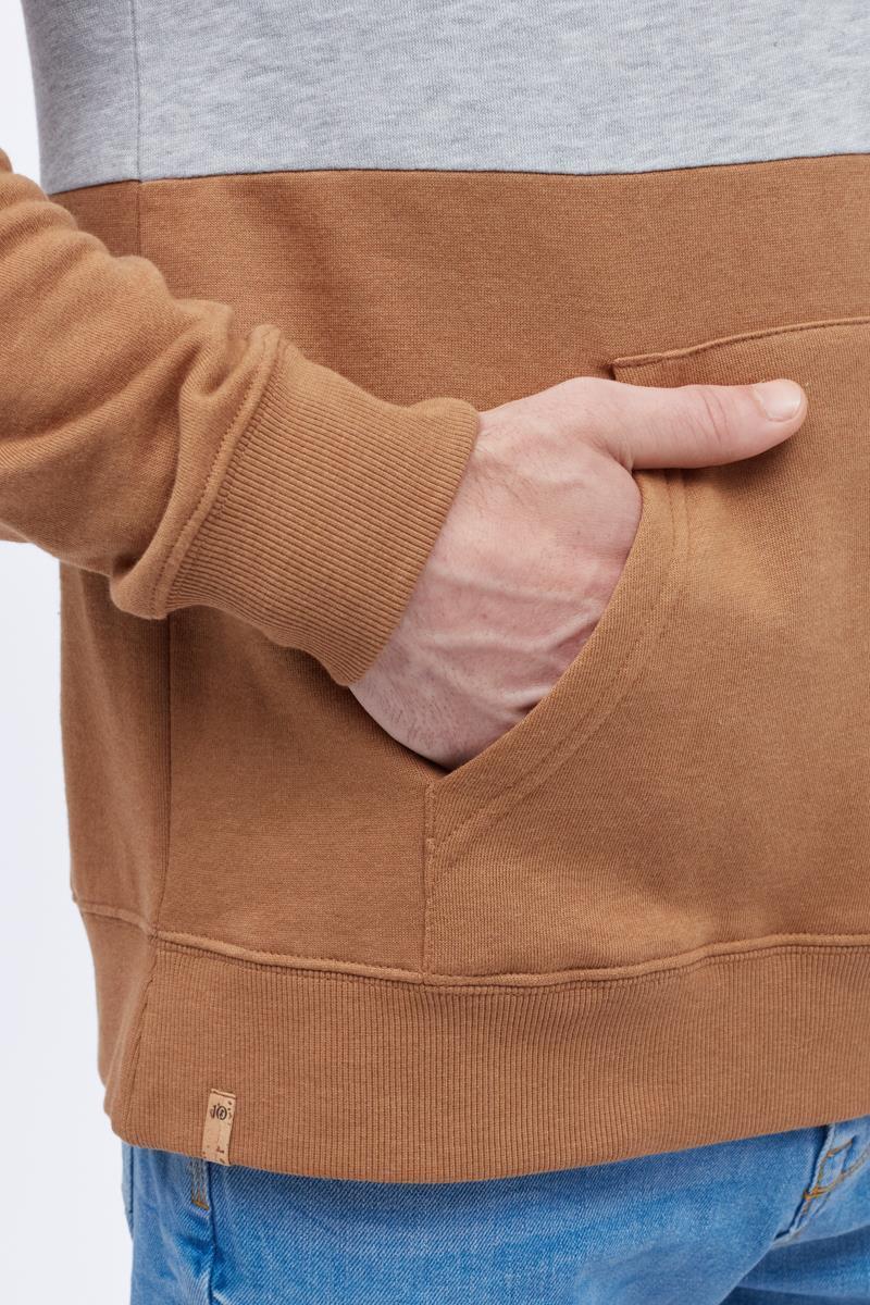 Blocked Reynard Hoodie - Mens - Meteorite Black / Hi Rise Grey Heather / Foxtrot B 4