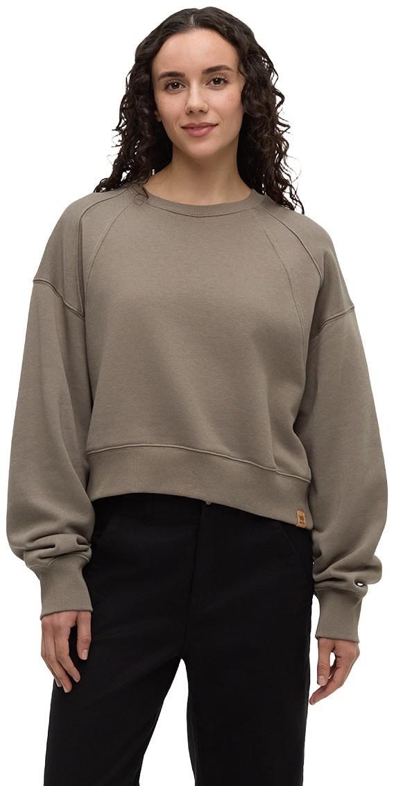 Bluffs Cropped Crew - Womens - clay 1