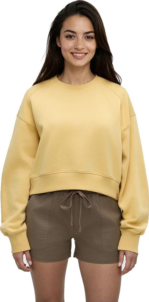 Bluffs Cropped Crew - Womens - dusk yellow 1