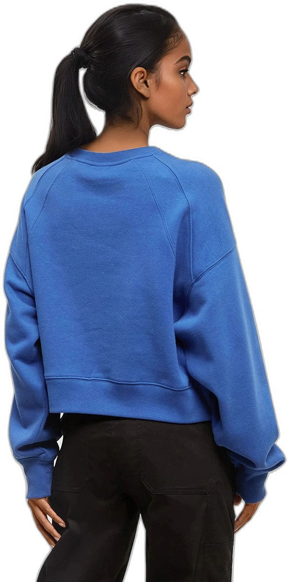 Bluffs Cropped Crew - Womens - seaport 1