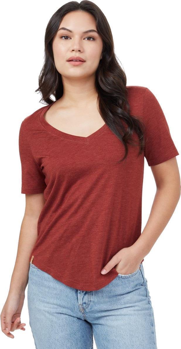 Brackley T-Shirt - Womens - Henna Red Heather 1