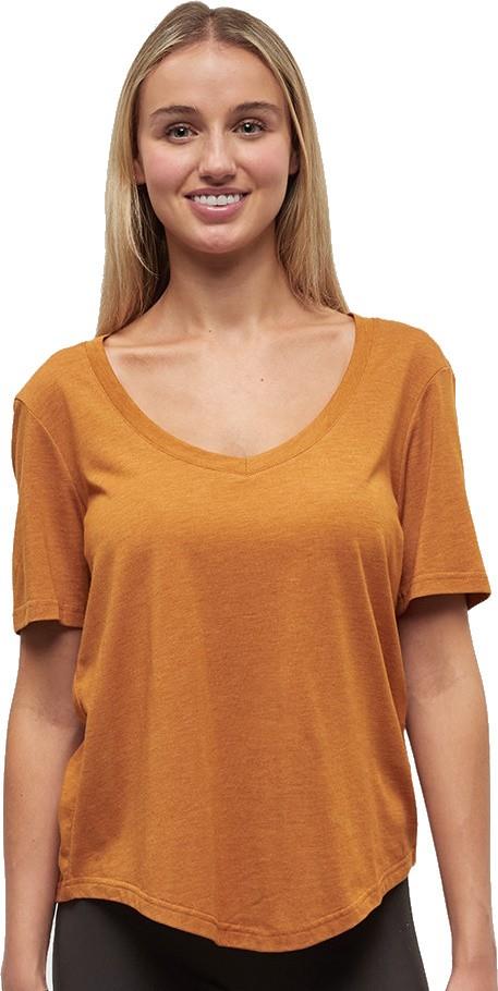 Brackley T-Shirt - Womens - burnt caramel heather 1