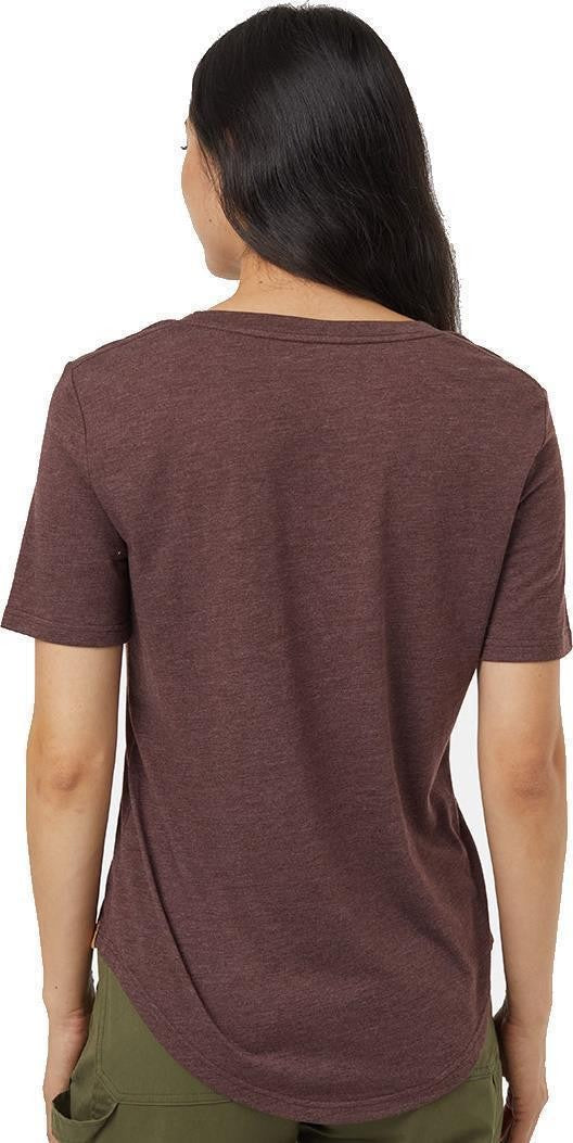 Brackley T-Shirt - Womens - deep mahogany heather 1