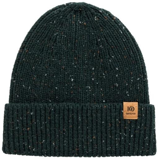 Bristow Fleck Beanie - dark forest green fleck 1
