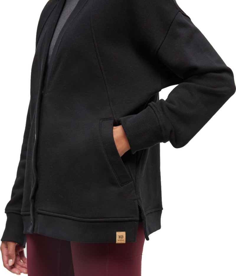 Brooksby Fleece - Womens - meteorite black 1