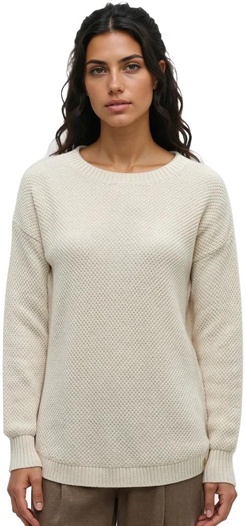 Broughton Sweater - Womens - cotton white heather 1