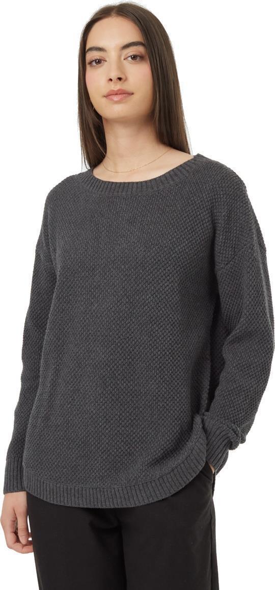Broughton Sweater - Womens - dark grey heather 1
