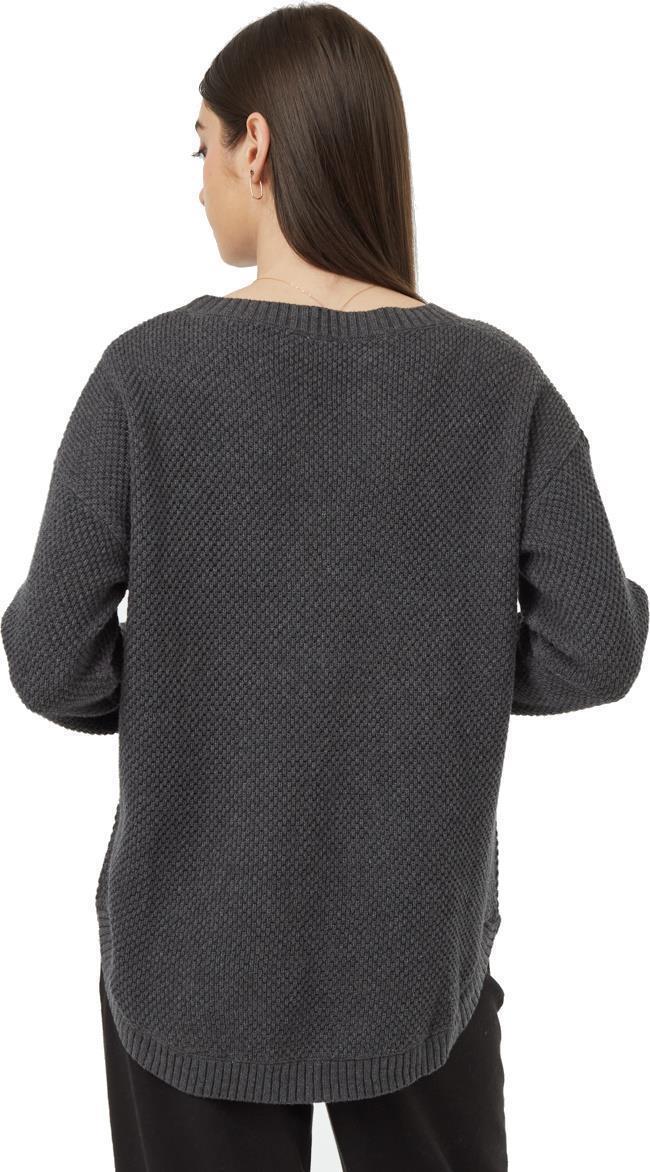 Broughton Sweater - Womens - dark grey heather 1