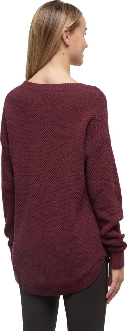 Broughton Sweater - Womens - deep burgundy heather 1