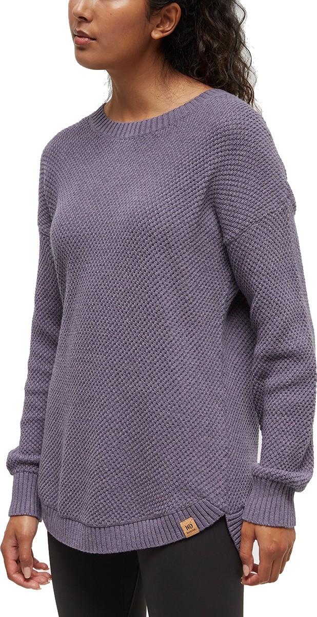 Broughton Sweater - Womens - smokey violet heather 1