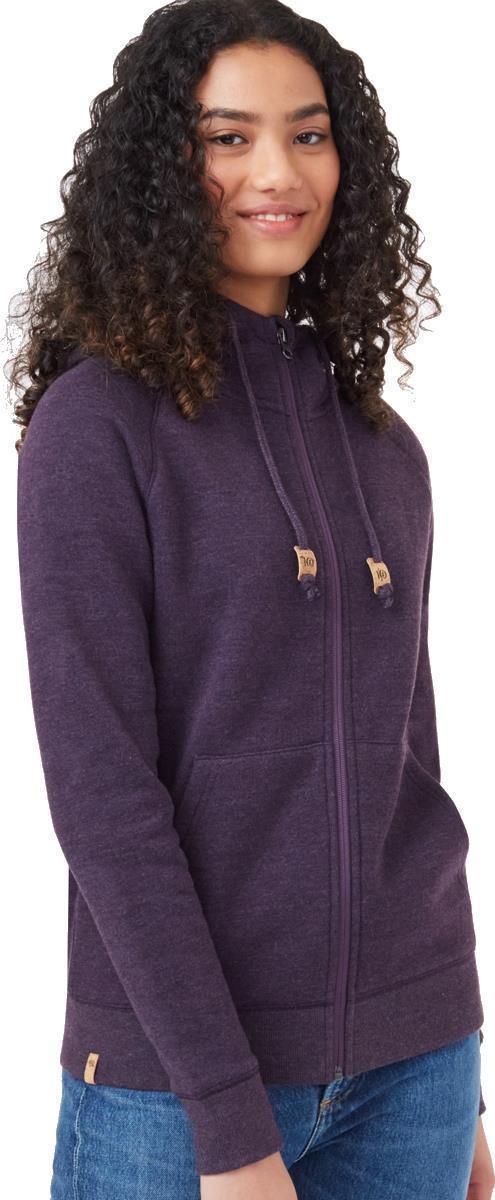 Burney Zip Hoodie - Womens - aubergine purple heather 1