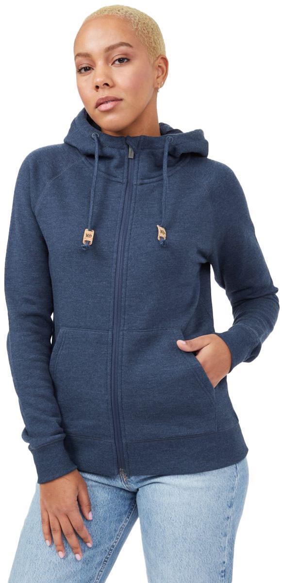 Burney Zip Hoodie - Womens - dress blue heather 1