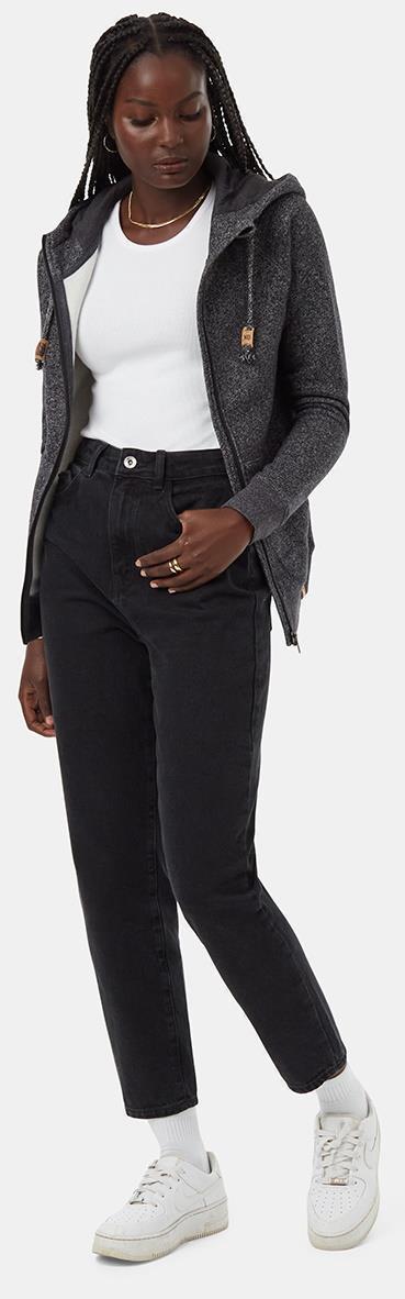 Burney Zip Hoodie - Womens - meteorite black marled 1