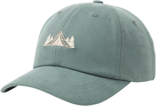 Camping Peak Hat - dark sage / barley 1