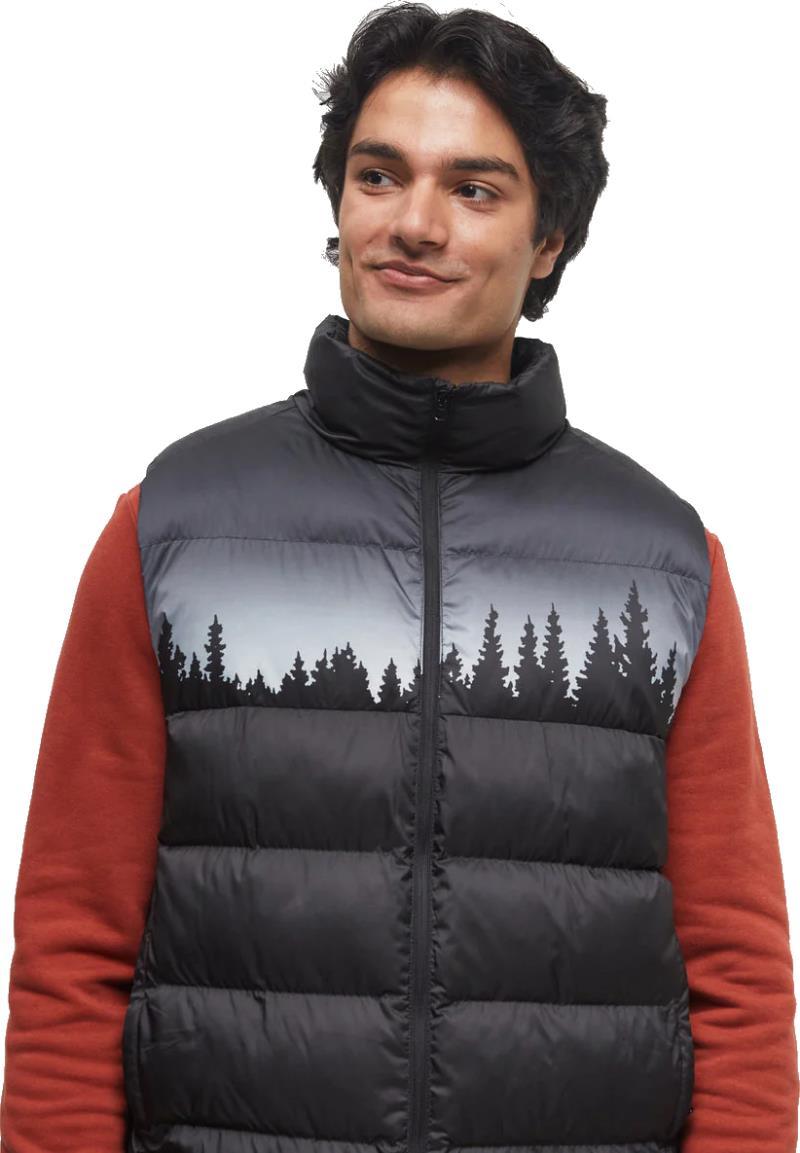 Cloud Shell Juniper Puffer Vest - Mens - meteorite black / white 1