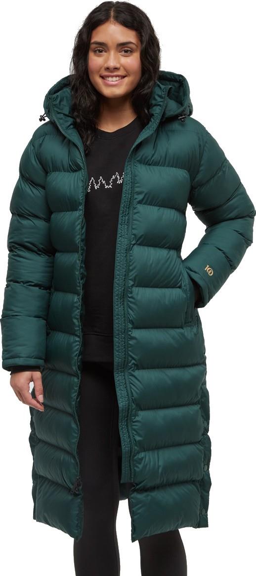 Cloud Shell Long Puffer - Womens - forest pine 1