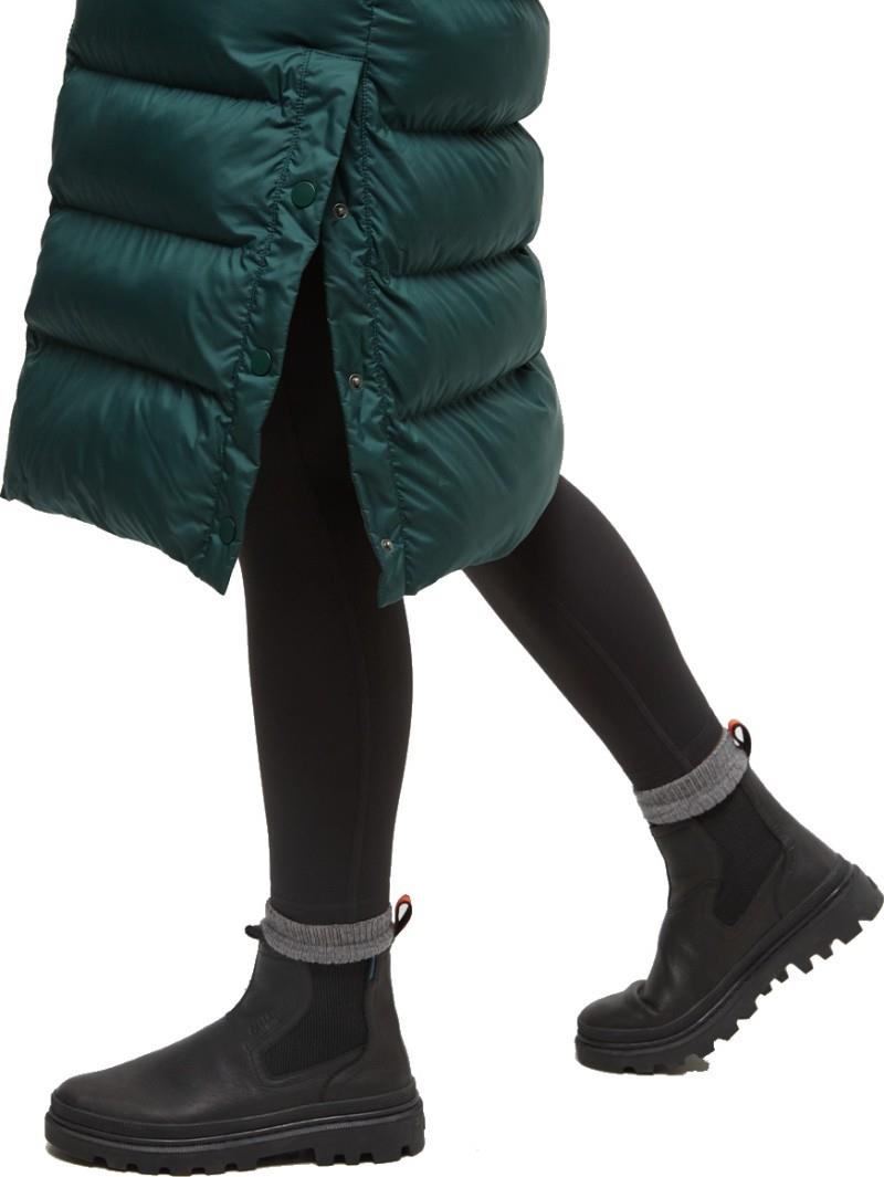 Cloud Shell Long Puffer - Womens - forest pine 1