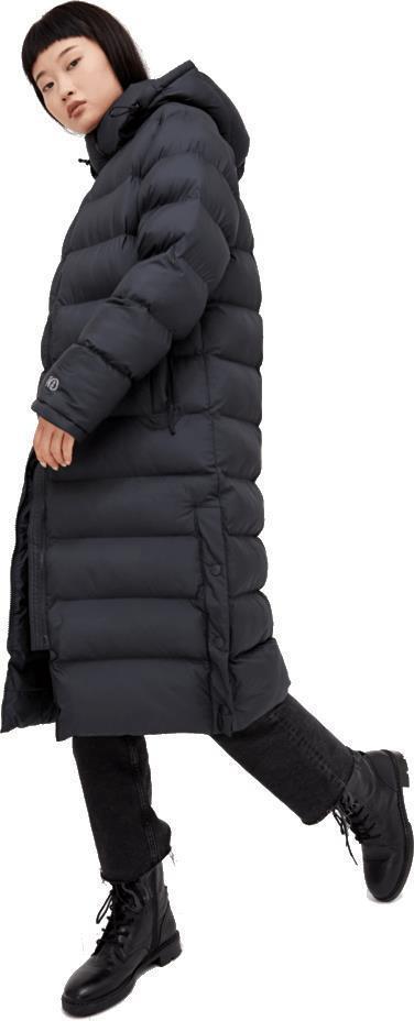 Cloud Shell Long Puffer - Womens - jet black 1