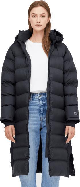 Cloud Shell Long Puffer - Womens - jet black 1